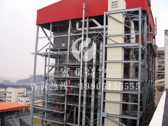 息烽锅炉钢构架防腐保温